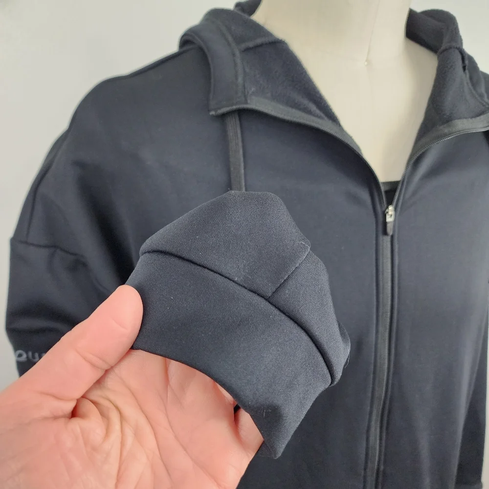 Nike Therma Fit Black Jacket - Zip Up Hooded Sz Mens XL